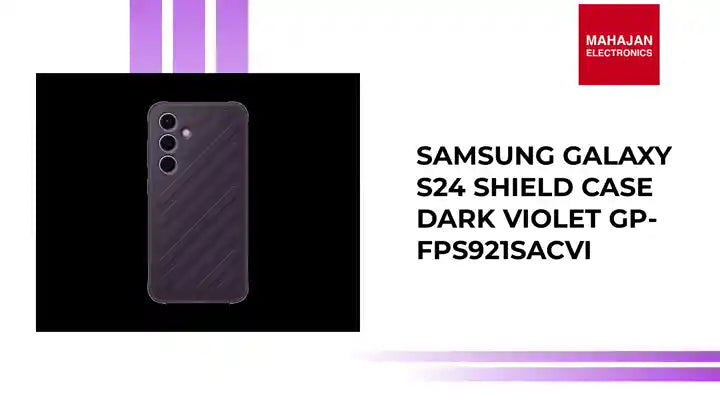 Samsung Galaxy S24 Shield Case Dark Violet GP-FPS921SACVI by@Outfy