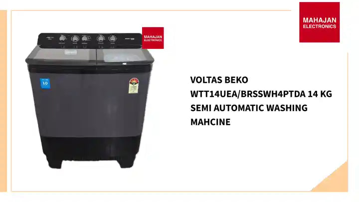 Voltas Beko WTT14UEA/BRSSWH4PTDA 14 kg Semi Automatic Washing Mahcine by@Outfy