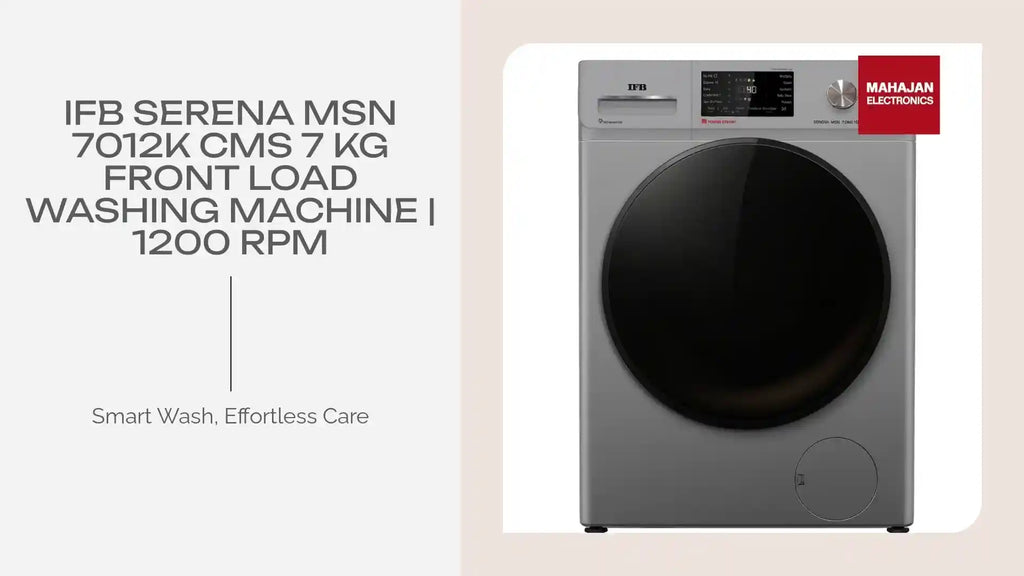 IFB Serena MSN 7012K CMS 7 Kg Front Load Washing Machine | 1200 RPM by@Outfy