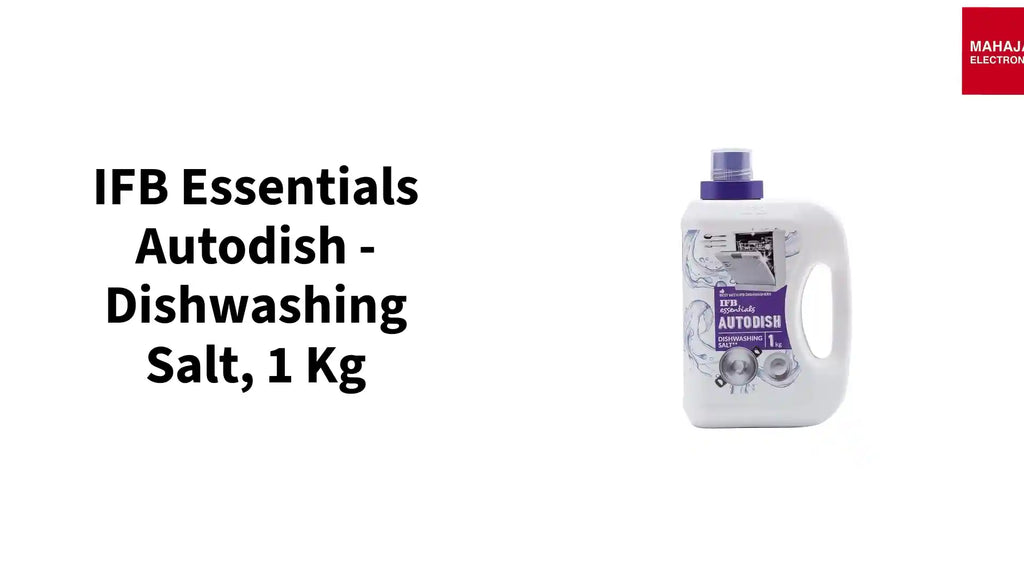 IFB Essentials Autodish - Dishwashing Salt, 1 kg by@Outfy