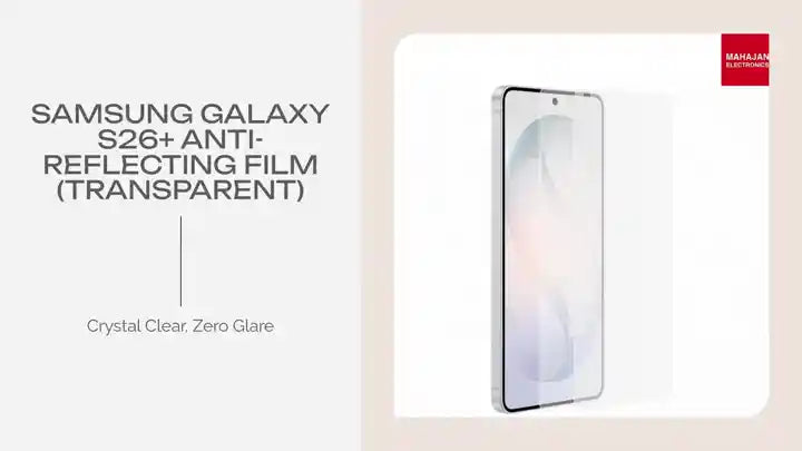 Samsung Galaxy S26+ Anti-Reflecting Film (Transparent) by@Outfy