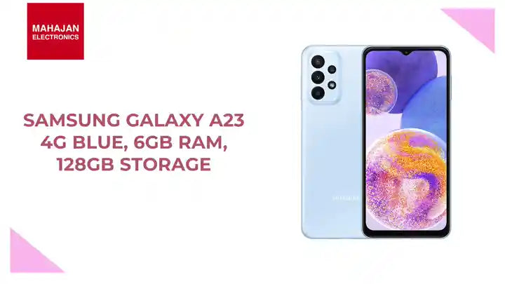 Samsung Galaxy A23 4G Blue, 6GB RAM, 128GB Storage by@Outfy