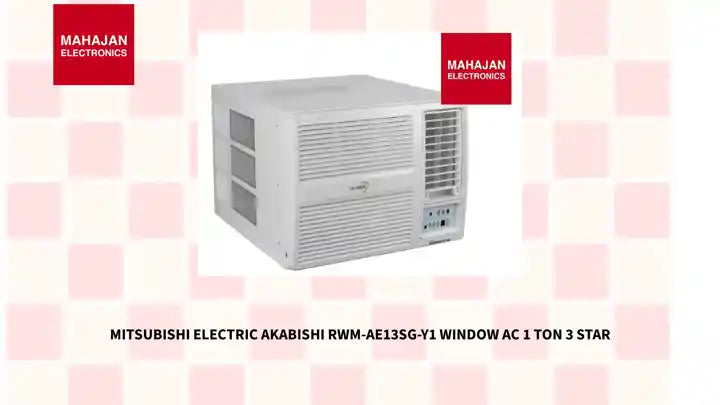 MITSUBISHI ELECTRIC Akabishi RWM-AE13SG-Y1 Window AC 1 Ton 3 star by@Outfy