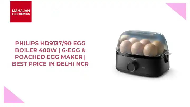 Philips HD9137/90 Egg Boiler 400W | 6-Egg &amp; Poached Egg Maker | Best Price in Delhi NCR by@Outfy