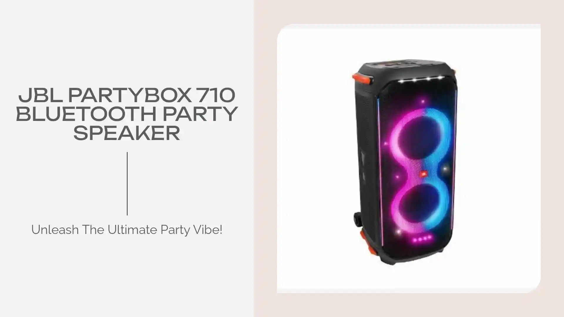 JBL PartyBox 710 Bluetooth Party Speaker by@Outfy