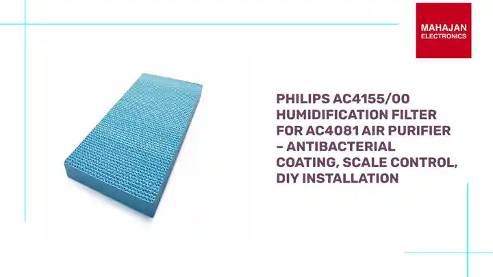 Philips AC4155/00 Humidification Filter for AC4081 Air Purifier &ndash; Antibacterial Coating, Scale Control, DIY Installation by@Outfy