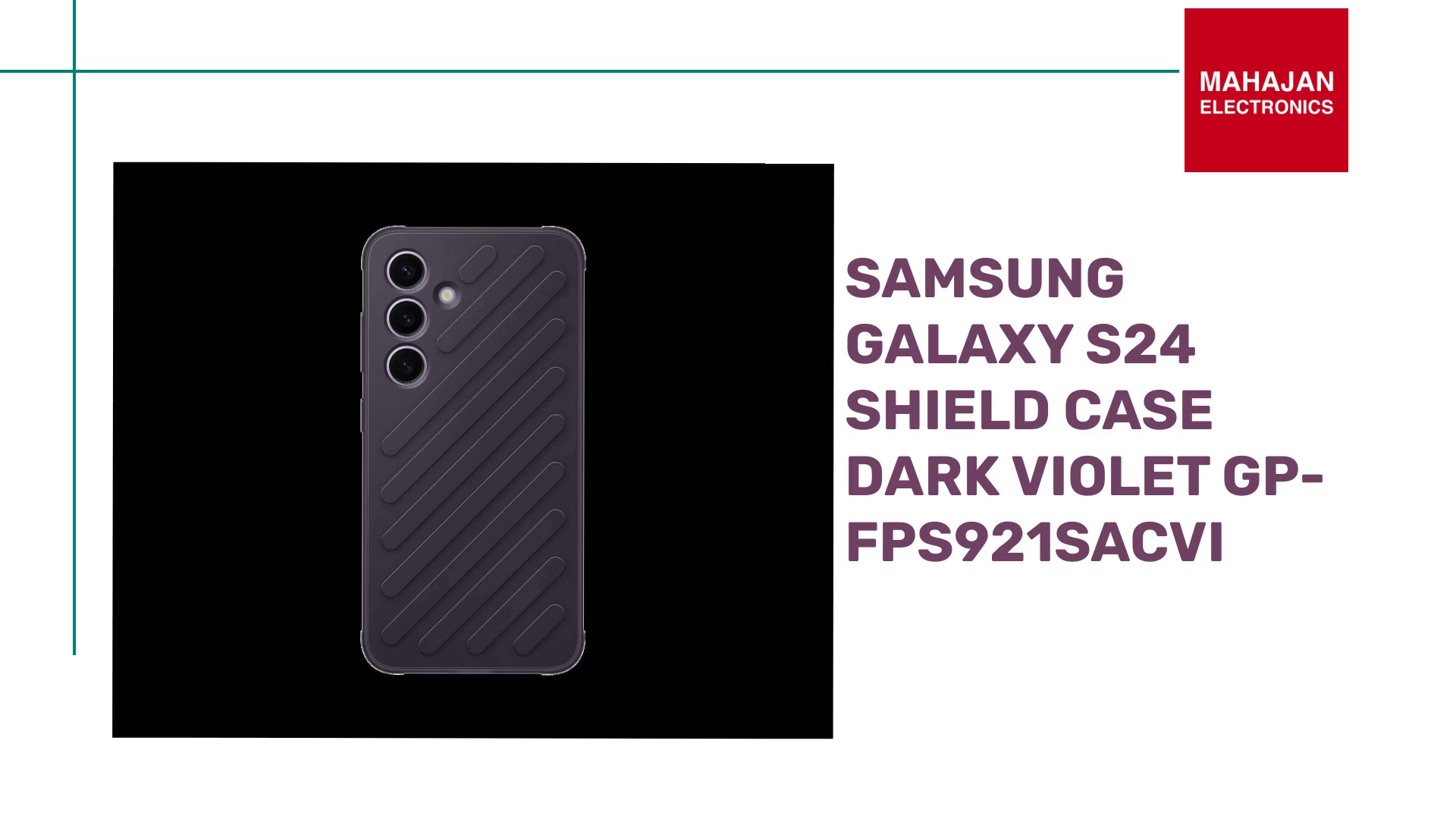 Samsung Galaxy S24 Shield Case Dark Violet GP-FPS921SACVI by@Outfy