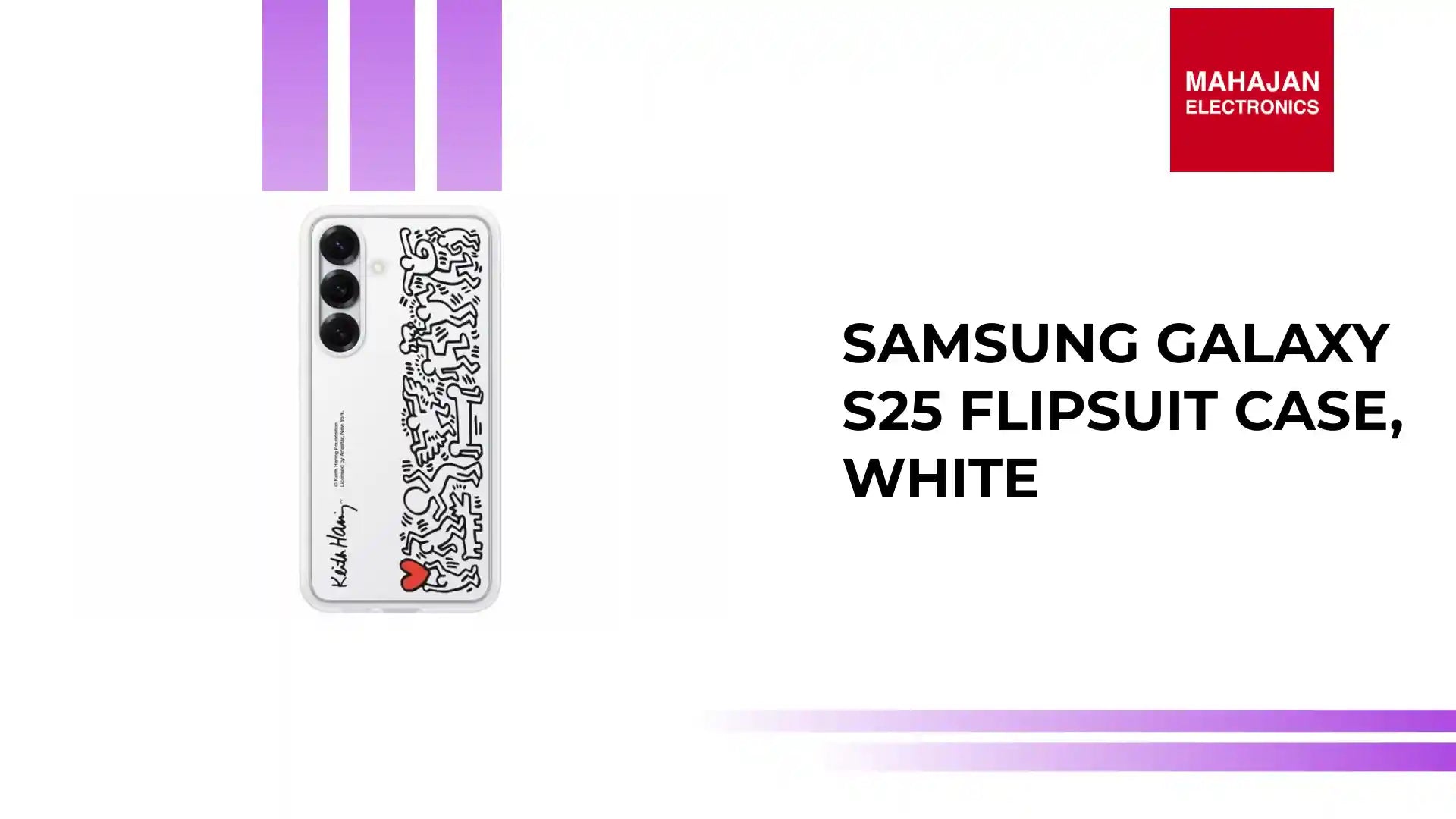 Samsung Galaxy S25 Flipsuit Case, White by@Outfy