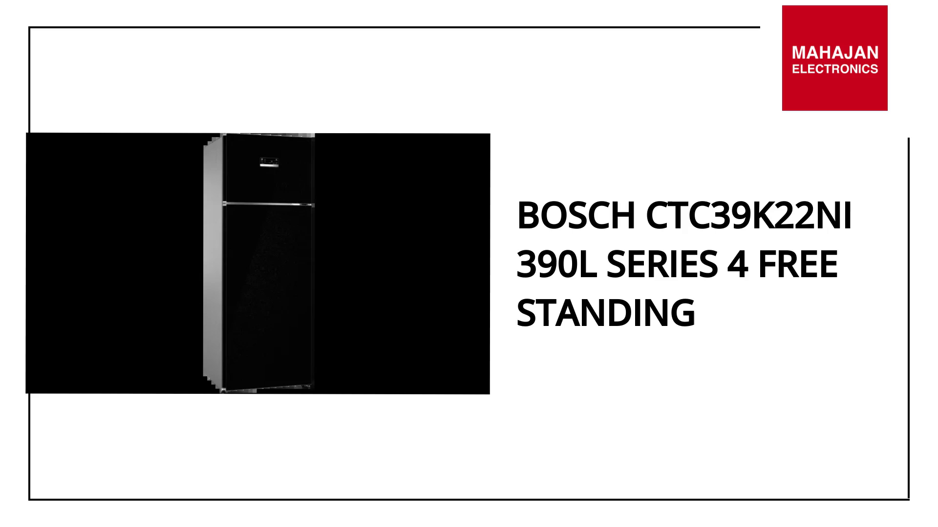 BOSCH CTC39K22NI 390L Series 4 Free Standing by@Outfy