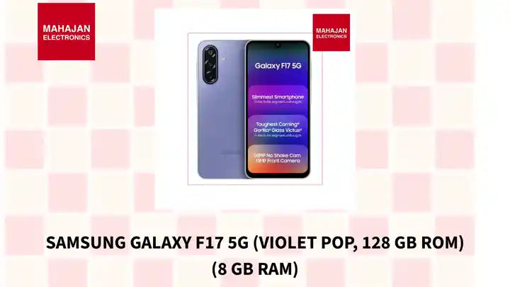 Samsung Galaxy F17 5G (Violet Pop, 128 GB ROM) (8 GB RAM) by@Outfy