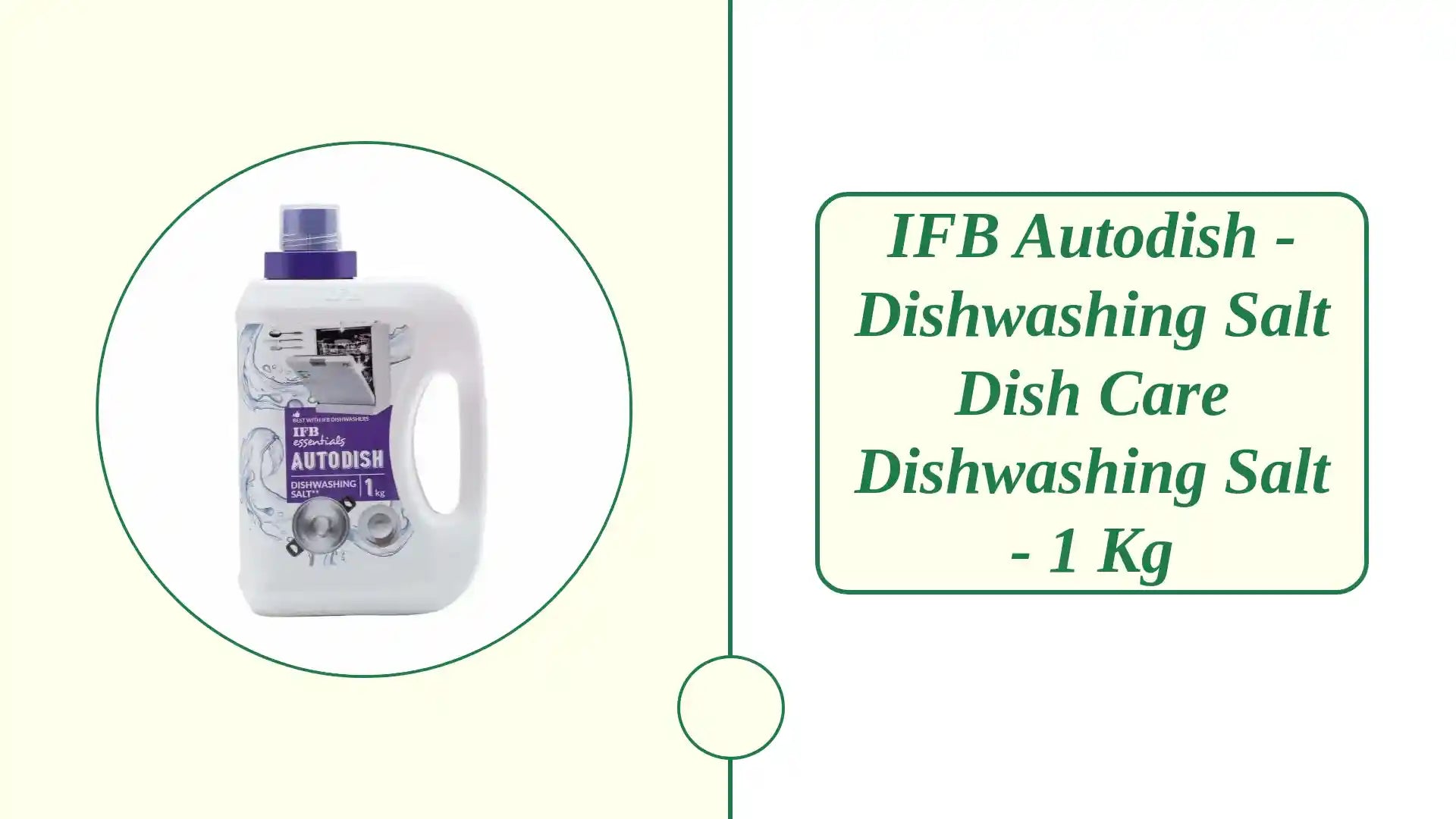 IFB Autodish - Dishwashing Salt Dish Care Dishwashing Salt - 1 kg by@Outfy