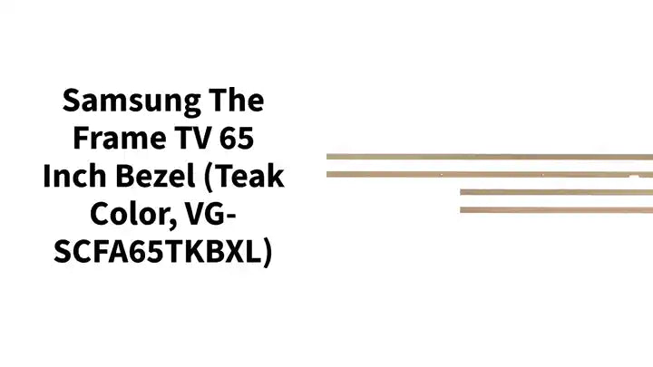 Samsung The Frame TV 65 inch Bezel (Teak Color, VG-SCFA65TKBXL) by@Outfy