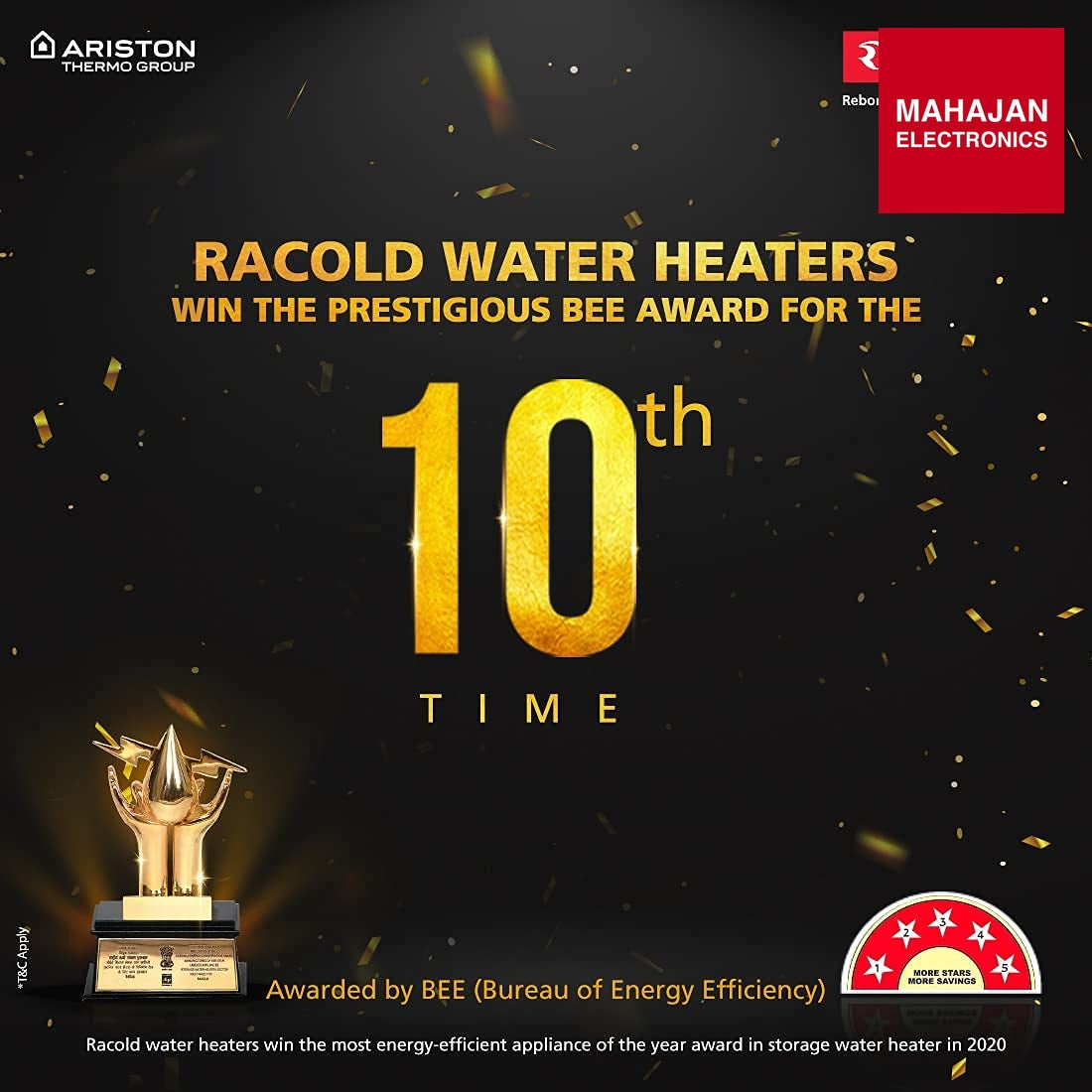 Racold Omnis Lux 15 Litre Storage Water Heater - Mahajan Electronics Online