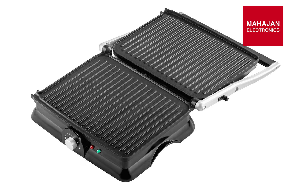 Russell Hobbs RST2004CG GrillMaster 2000 W 4 Slice Sandwich Maker & Grill with 180-Degree Flat Open & Drip Tray (Black) – Mahajan Electronics Online.