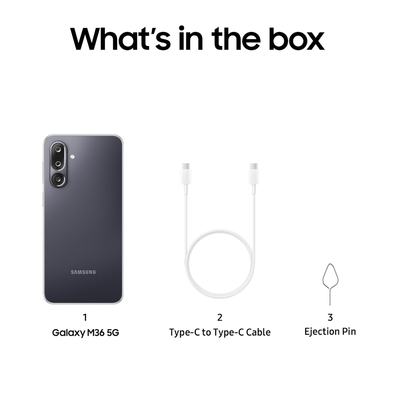 Samsung Galaxy M36 5G (Velvet Black, 8 GB RAM, 256 GB Storage)| Circle to Search| Google Gemini| Corning Gorilla Glass Victus+| 7.7mm Slim| AI Enhanced 50 MP OIS Triple Camera| Unmatched Nightography Mahajan Electronics Online