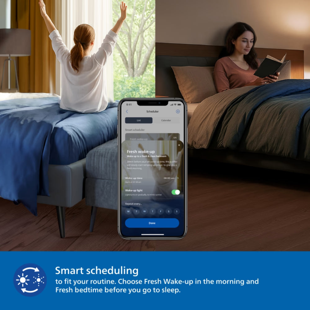 Philips AC2221/63 Smart Air Purifier for Large Rooms up to 50 m² with HEPA Filter, CADR, WiFi App Control & Silent Operation-Online Mahajan Electronics