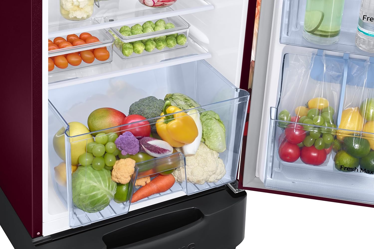 Samsung RR26H3832BR/HL 246 L, 2 Star, Digital Inverter, Direct-Cool Single Door Refrigerator ( Begonia Red, Single Touch Defrost, 2026 Model) Samsung