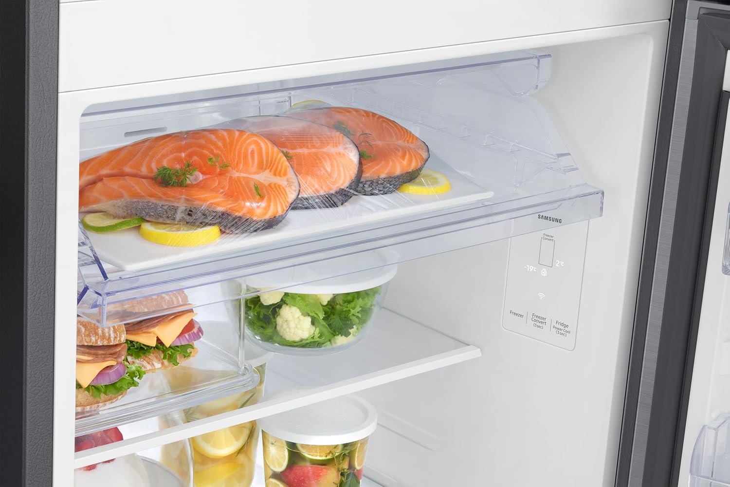 Samsung RT34HG5A42S8HL 330 L, (2026 Model) 2 Star, Convertible 5-in-1, Digital Inverter, Frost Free Double Door, WiFi Bespoke AI Refrigerator , Elegant Inox-Online Mahajan Electronics