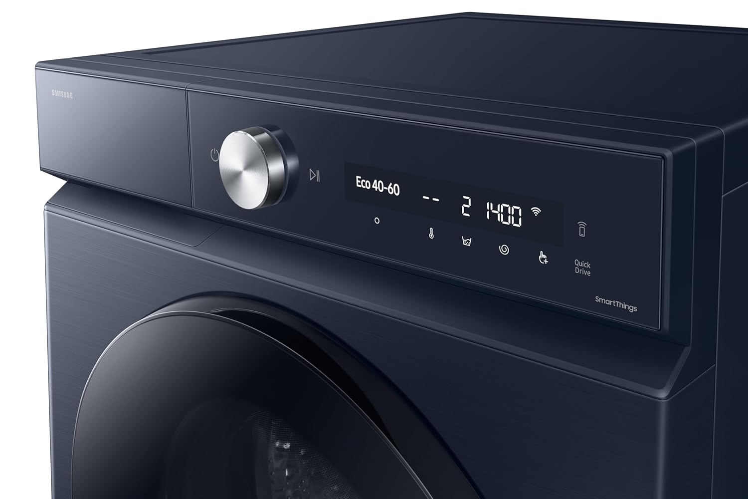 Samsung WW12DB8B54GSTL 12 kg, 5 Star, AI Control, Super Speed, Wi-Fi, Hygiene Steam with Inbuilt Heater, Digital Inverter, Fully-Automatic Front Load Washing Machine ( Navy)-Online Mahajan Electronics