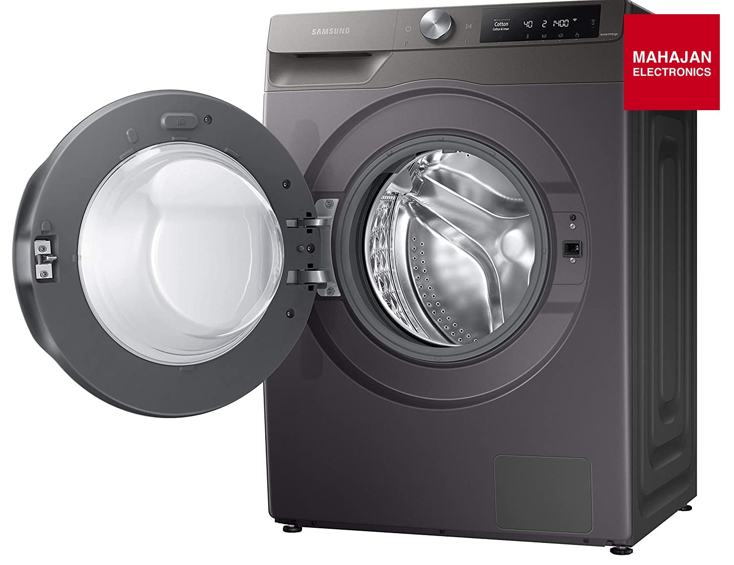 Samsung WW90T604DLN1/TL 9 Kg 5 Star AI Control Front Load Washing Machine | Wi-Fi Enabled | Eco Bubble | Hygiene Steam | Digital Inverter Motor | Inox | Open Box Samsung