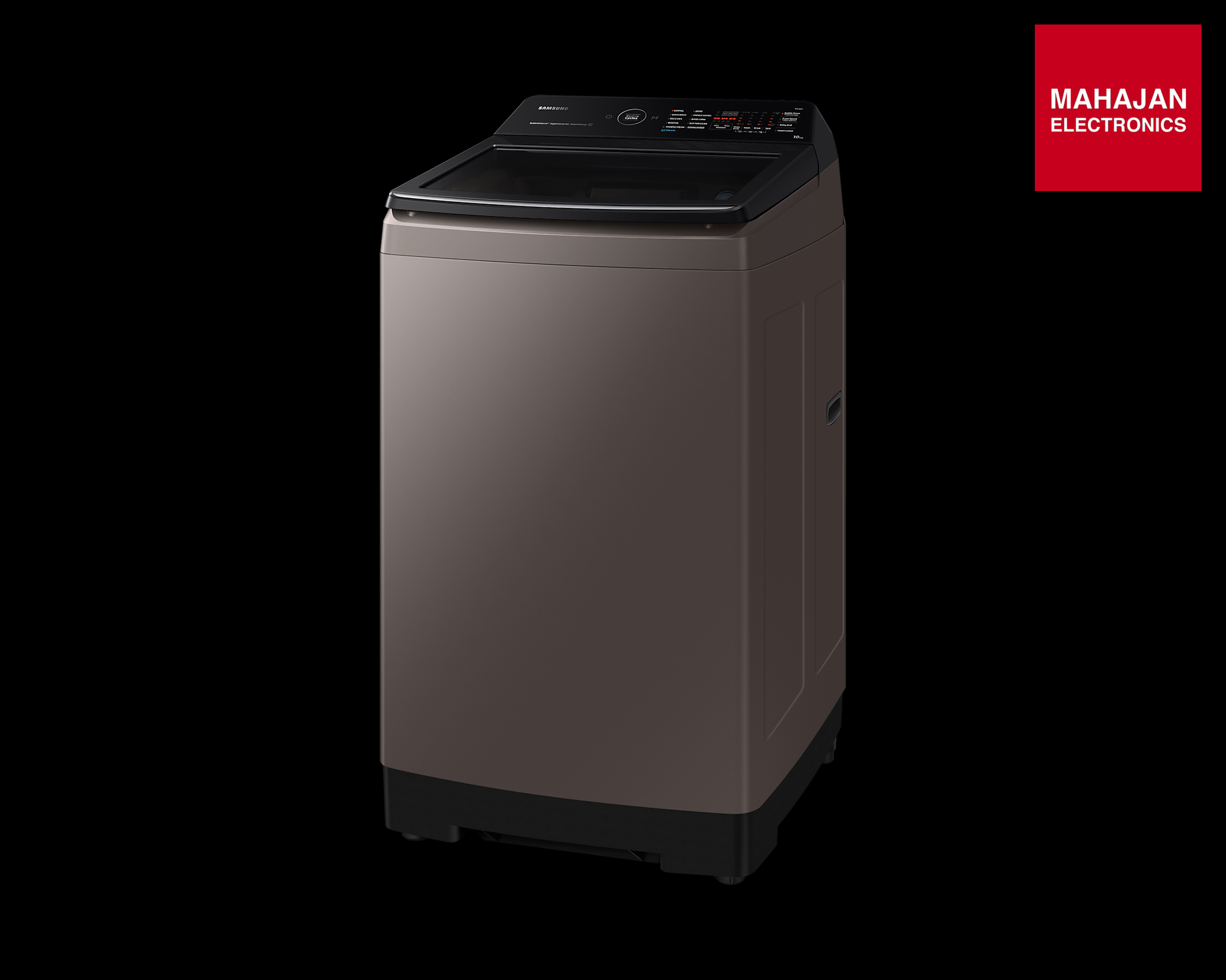 SAMSUNG 10 kg Fully Automatic Top Load Washing Machine WA10BG4686BRTL, In-built Heater, Rose Brown Samsung