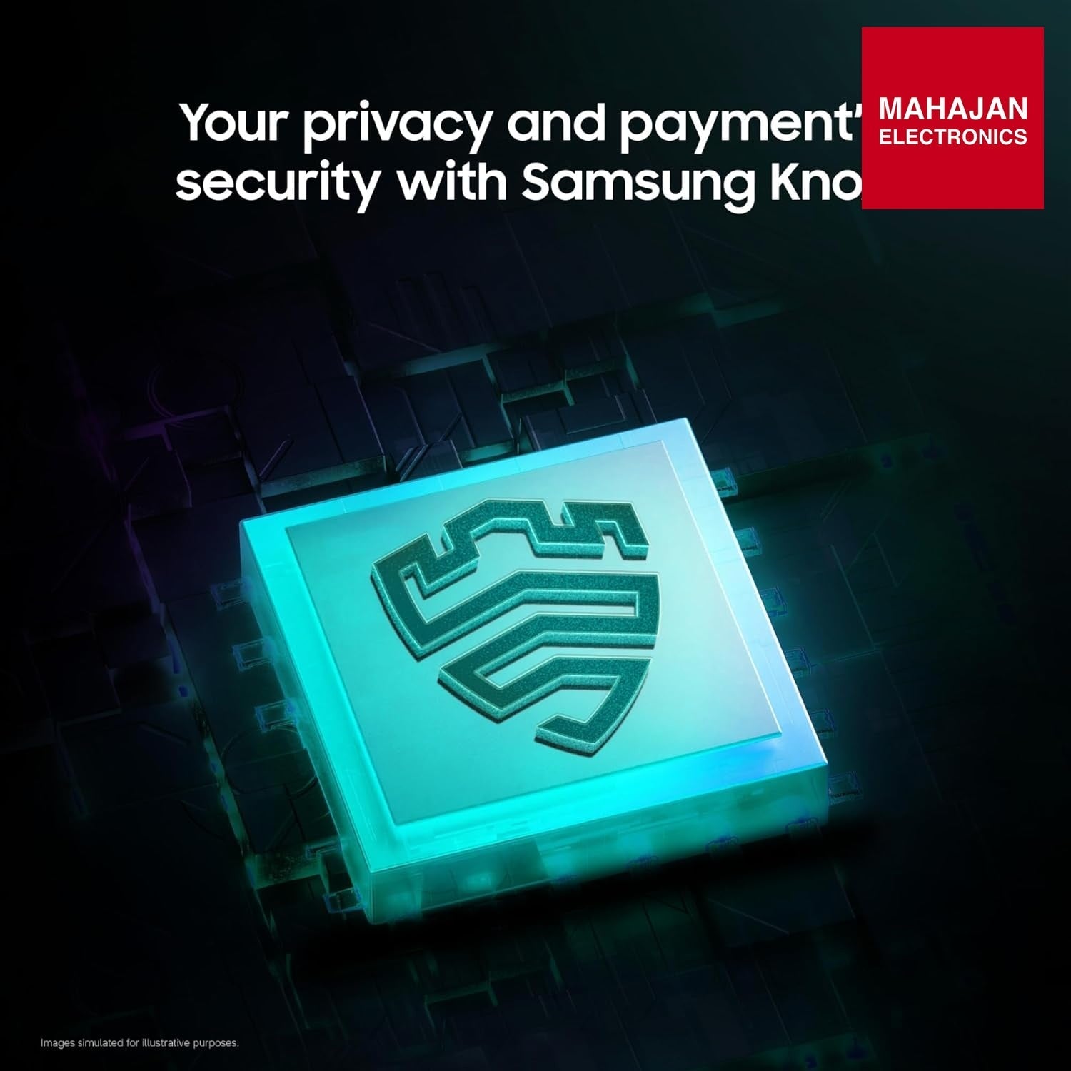 Samsung Galaxy M17e Blitz Blue image 8 with Mahajan Electronics logo