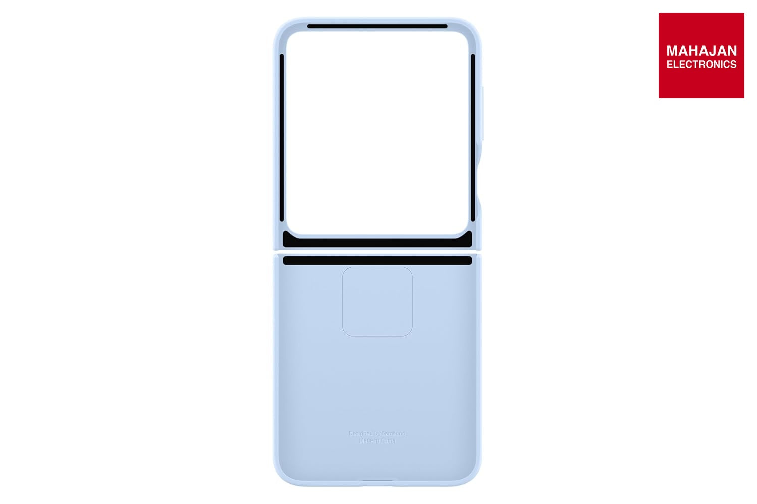 Samsung Galaxy Z Flip6 Silicone Case blue – Mahajan Electronics