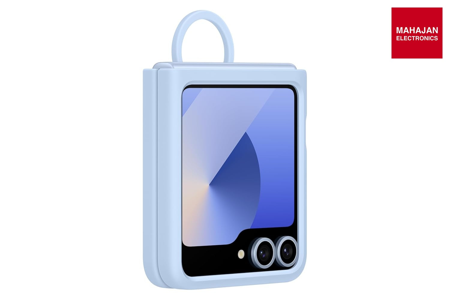 Samsung Galaxy Z Flip6 Silicone Case blue – Mahajan Electronics