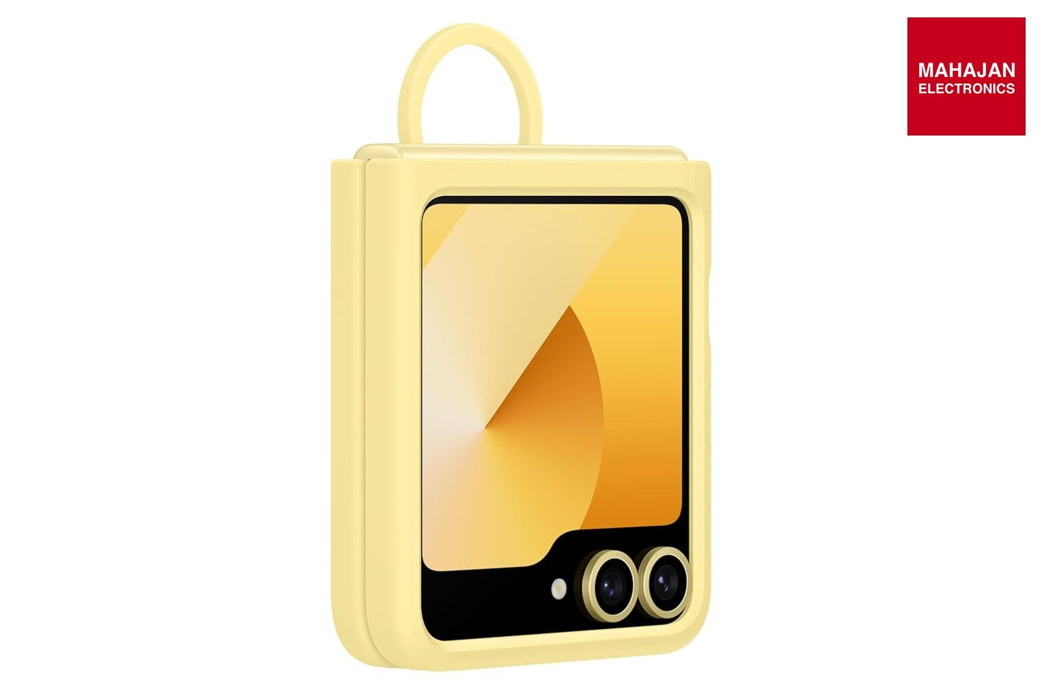 Samsung Galaxy Z Flip6 Silicone Case yellow – Mahajan Electronics