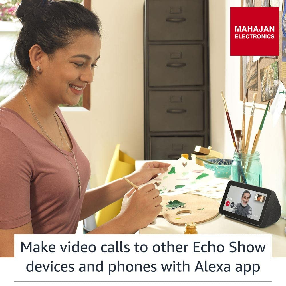 All new Echo Show 5 (2nd Gen) - Smart speaker with 5.5" screen, crisp sound and Alexa (Black) Amazon