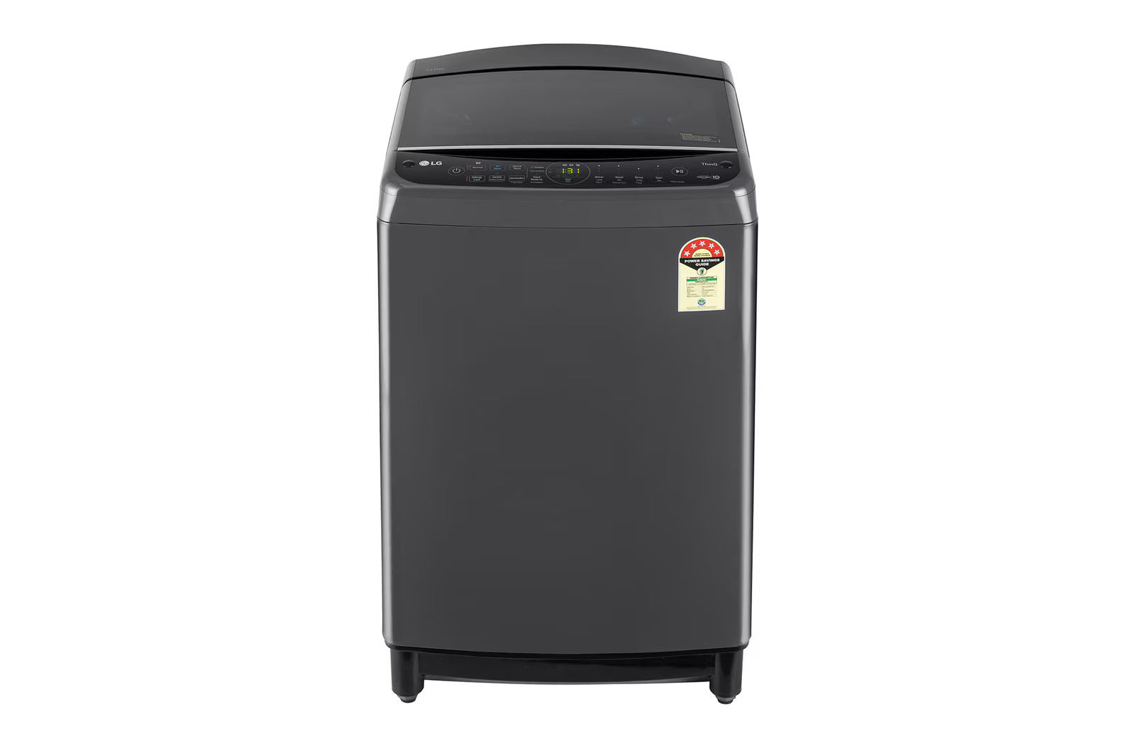 LG THD12SWM 12Kg Top Load Washing Machine, AI Direct Drive™, Middle Black Mahajan Electronics Online