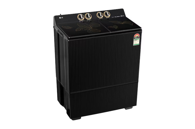 LG PX120A9SO4Z 12 Kg Fully Automatic Top Load Washing Machine with Roller Jet Pulsator+, Wind Jet Dry+, Dual Spin Shower, 5 Star, Onyx Black LG online mahajan electronics