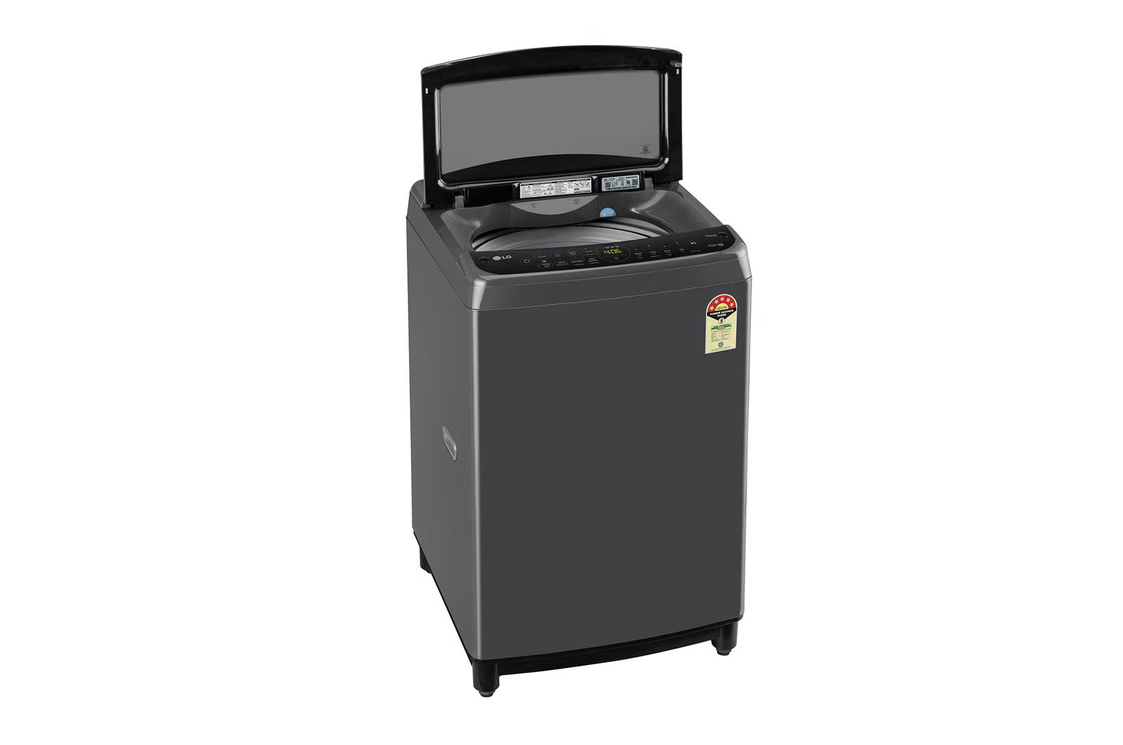 LG THD12SWM 12Kg Top Load Washing Machine, AI Direct Drive™, Middle Black Mahajan Electronics Online