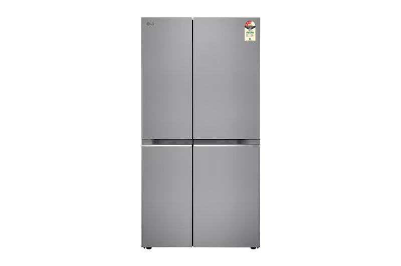 LG GL-B277GPZ3 790 L Side-by-Side Refrigerator, Wi-Fi Convertible, Hygiene Fresh+™, Smart Diagnosis™, Shiny Steel, 3 Star LG