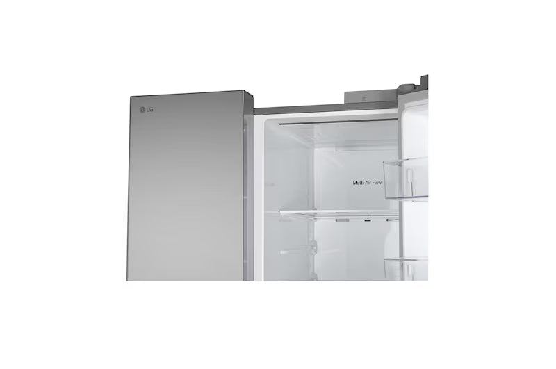 LG GL-B277GPZ3 790 L Side-by-Side Refrigerator, Wi-Fi Convertible, Hygiene Fresh+™, Smart Diagnosis™, Shiny Steel, 3 Star LG