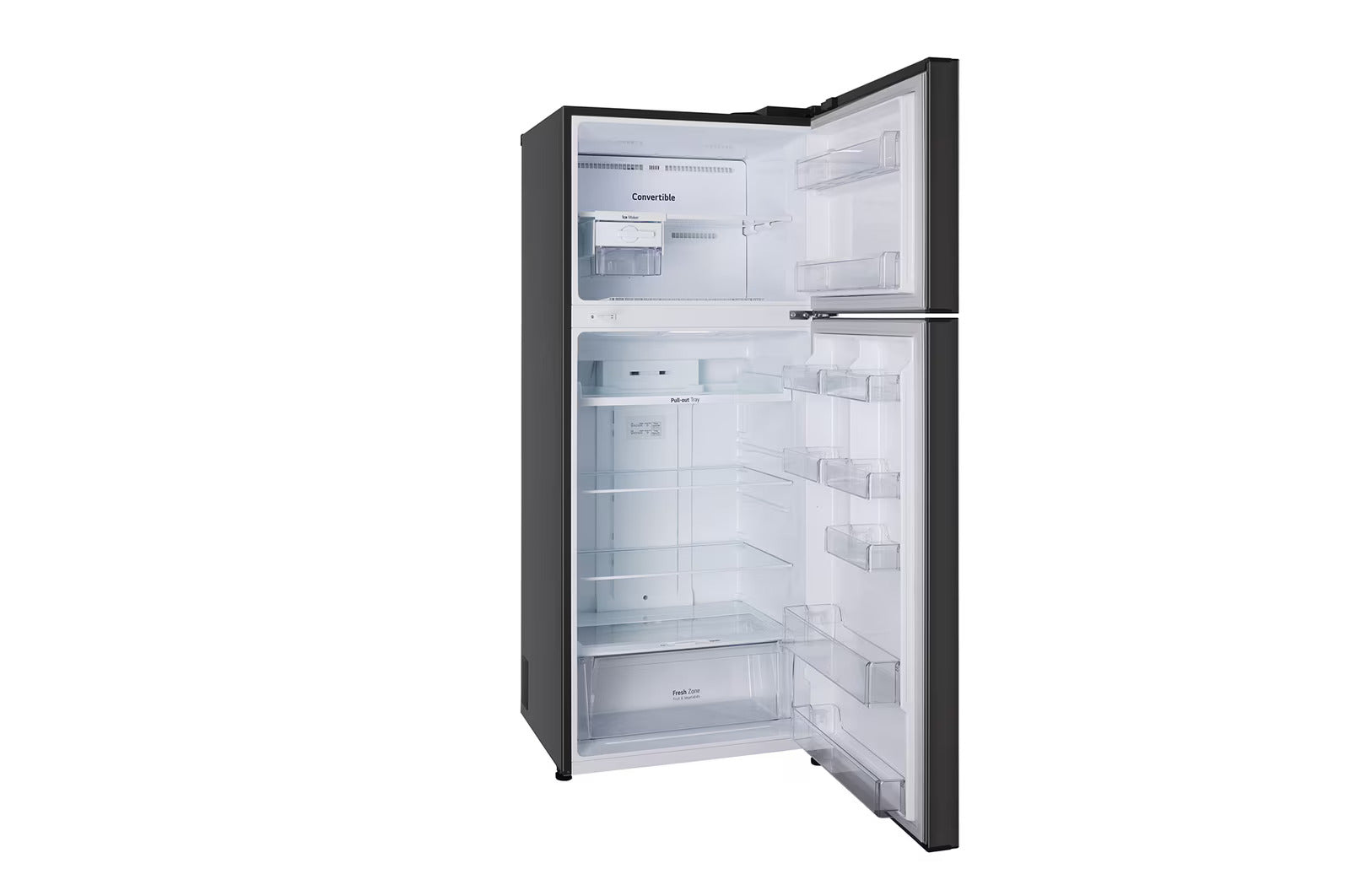 LG GL-T502CESR 446L Double Door Refrigerator with Smart Inverter Compressor in Ebony Sheen Mahajan Electronics Online