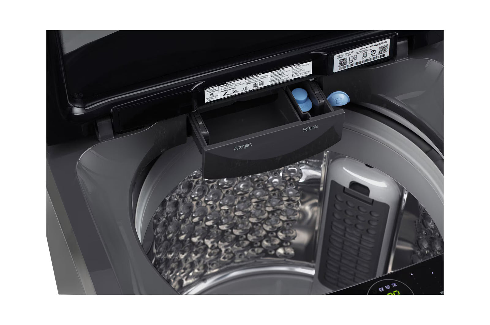 Shop LG THD12SWM 12.0 Kg Inverter Top Load WasherPlatinum Black