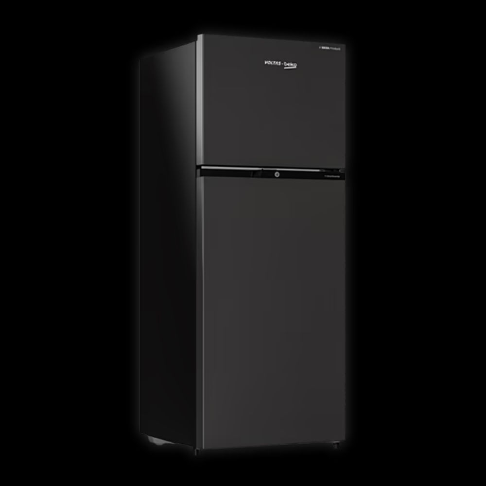 Voltas Beko RFF295D60/XBRXDIXXX 275 Litres 2 Star Frost Free Double Door Refrigerator Wooden Black - Mahajan Electronics Online