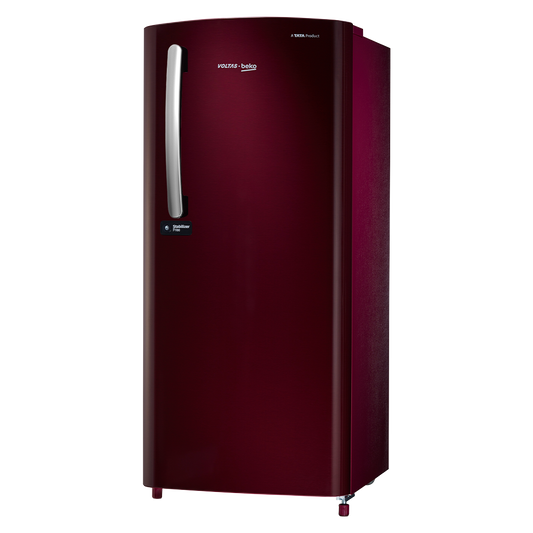 Voltas beko RDC215DXWEX 195 L 2 Star Direct Cool Single Door Refrigerator (Wine) Mahajan Electronics Online