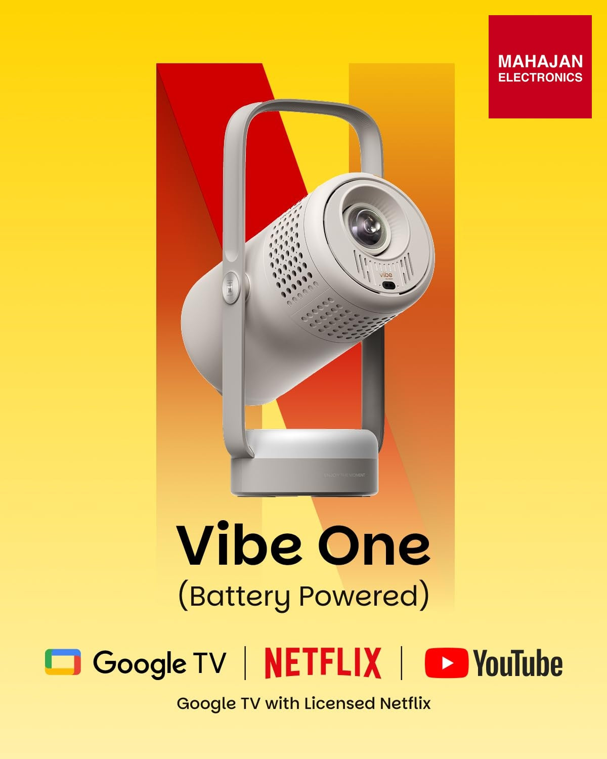 XGIMI Vibe One portable projector – Mahajan Electronics