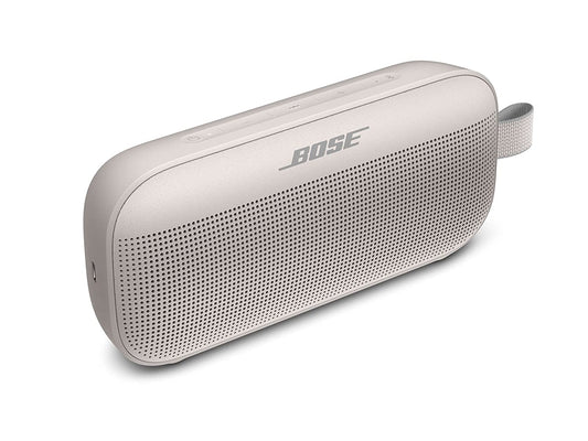 Bose SoundLink Flex Bluetooth Portable Speaker, Wireless Waterproof Speaker for Outdoor Travel - White 865983-0500 - Mahajan Electronics Online