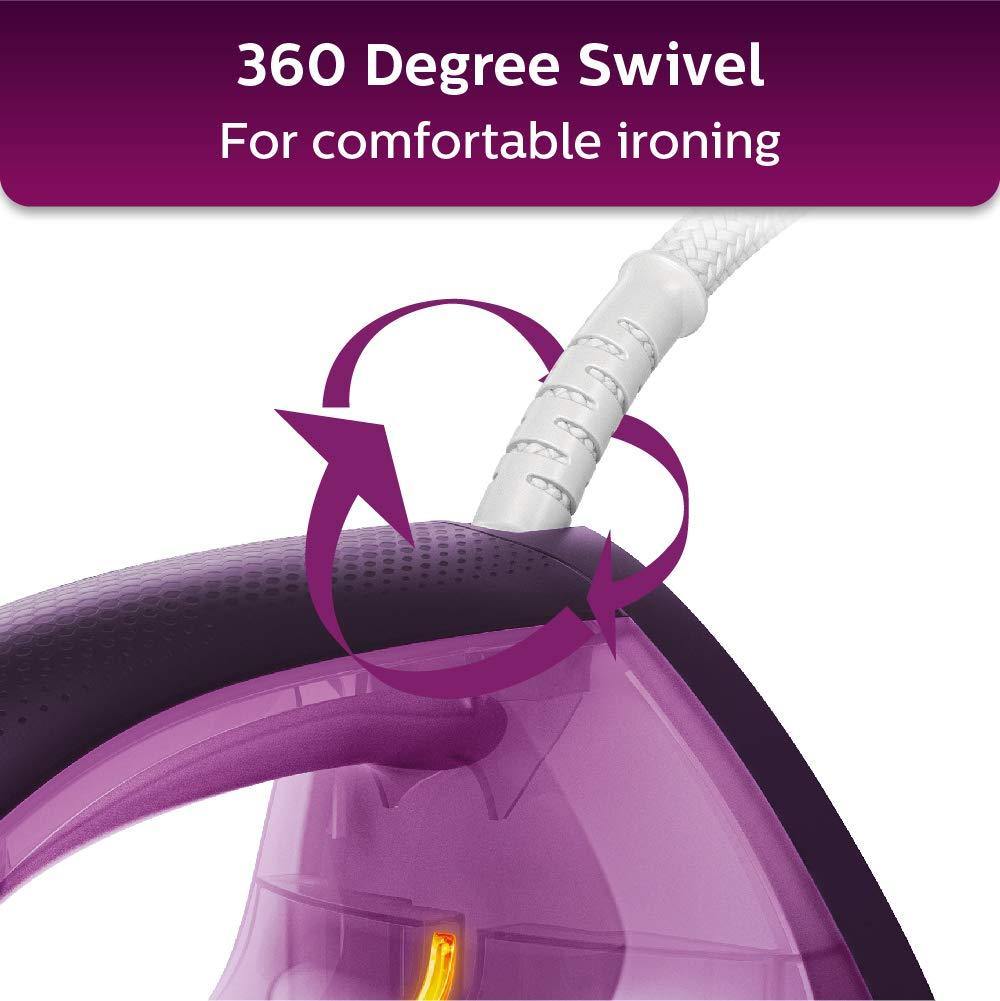 Philips EasySpeed Plus Steam Iron GC2147/30-2400W, Quick Heat up with up to 30 g/min steam, 150g steam Boost, Scratch Resistant Ceramic Soleplate, Vertical... - Mahajan Electronics Online