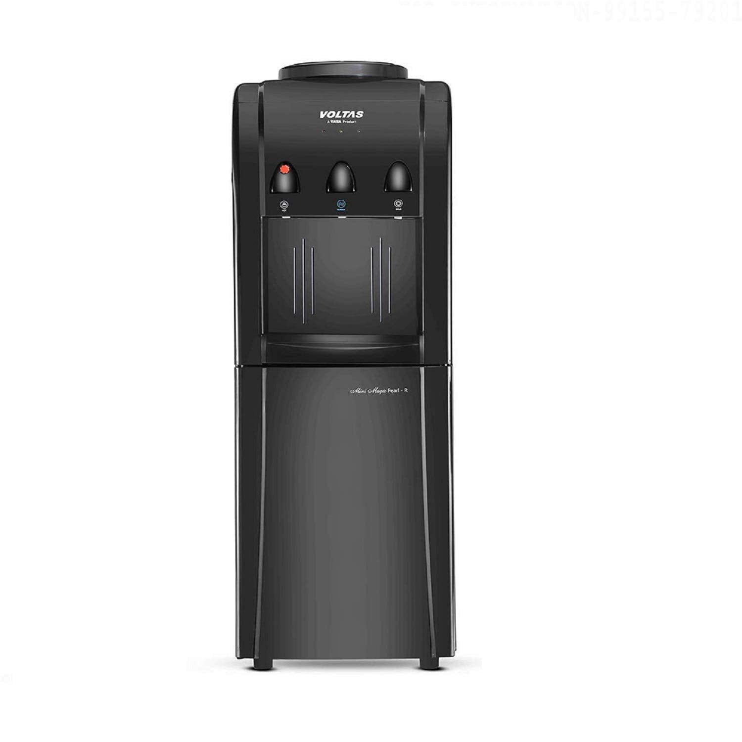 Voltas Plastic Pearl RB Water Dispenser (Standard Size, Black) - Mahajan Electronics Online