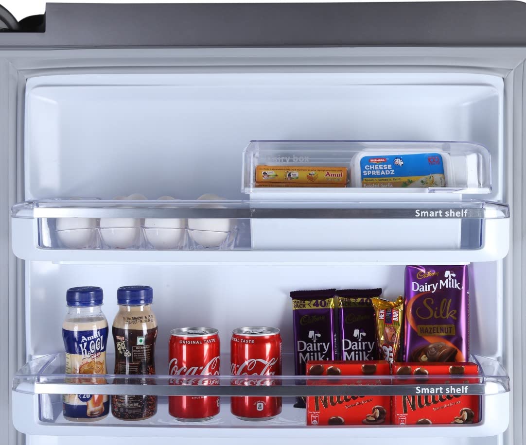 Godrej 430 L 3 Star Inverter Frost-Free Double Door Refrigerator (RB NXWAURA 445B 25 RI RB WN, Wine, Bottom Freezer)