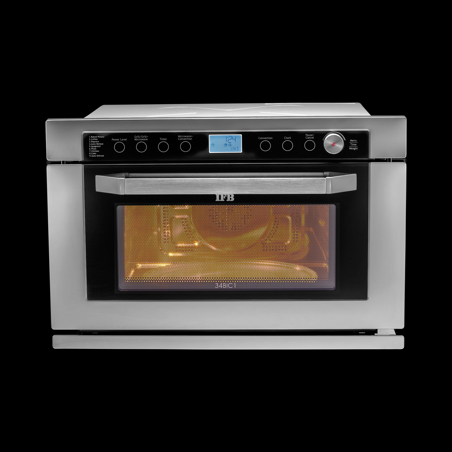 IFB 23 L Convection Microwave Oven (IFB 23SC3, Metallic Silver) - Mahajan Electronics Online