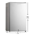Kelvinator 95 litres 1 Star Single Door Refrigerator, Silver Grey KRC-A110SGP - Mahajan Electronics Online