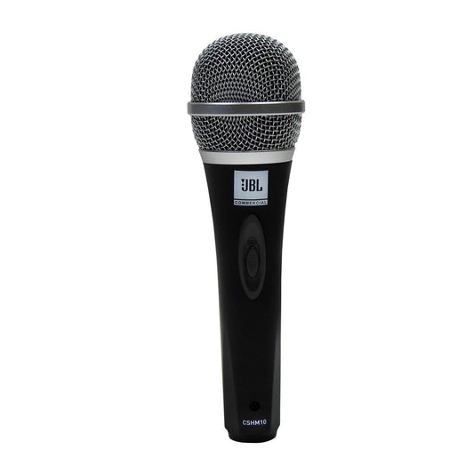 JBL Commercial CSHM10 HAndheld Dynamic XLR Unidirectional Microphone With On/Off Switch (Cable Not Included) Black, Medium - Mahajan Electronics Online