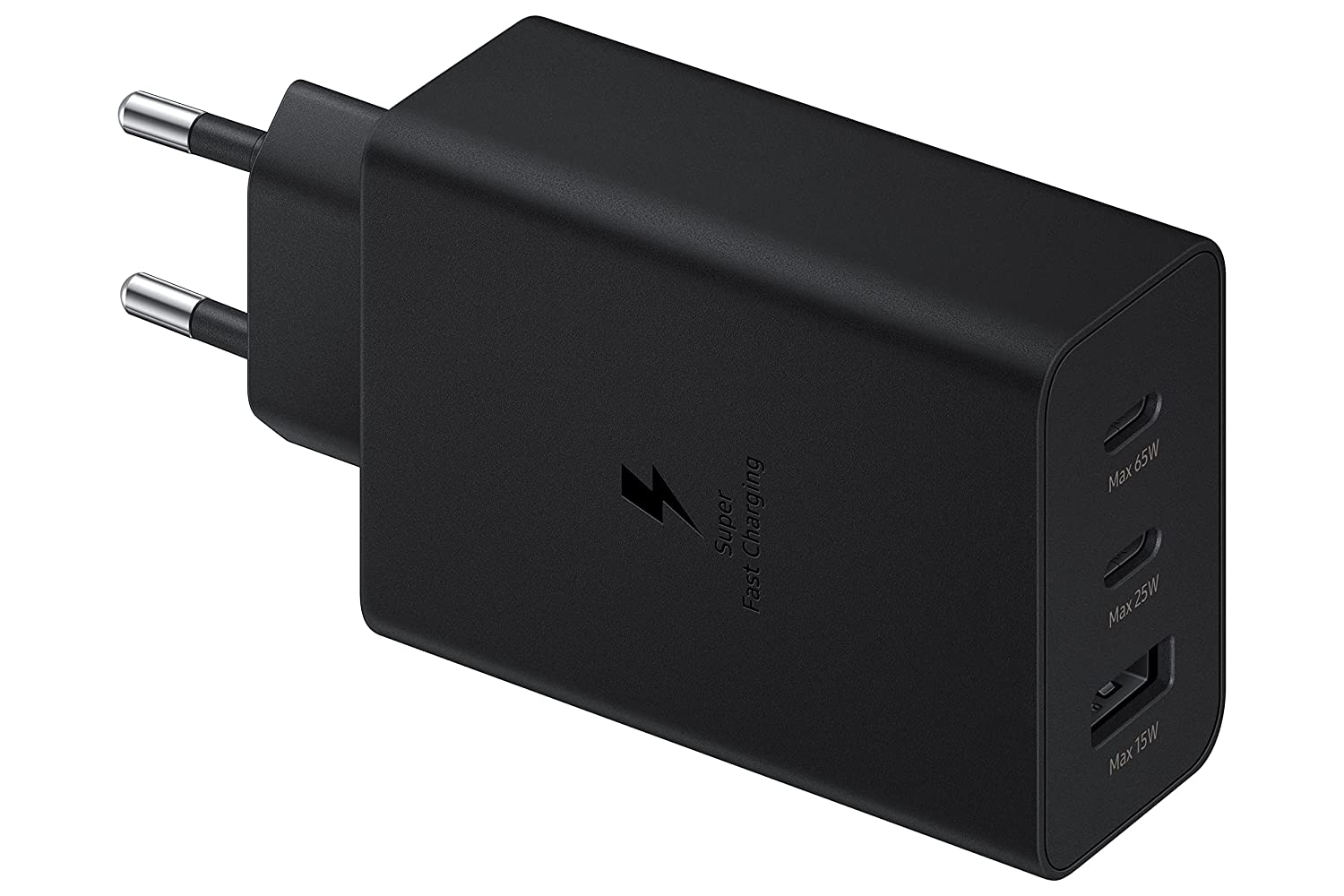 Samsung Original 65W Power Adapter Trio for Tablets, Black