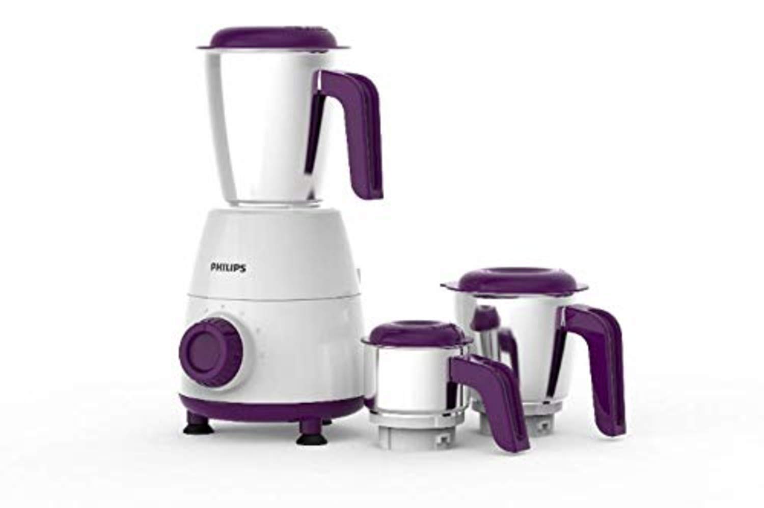 PHILIPS HL7505/00 500W Mixer Grinder, White and Purple