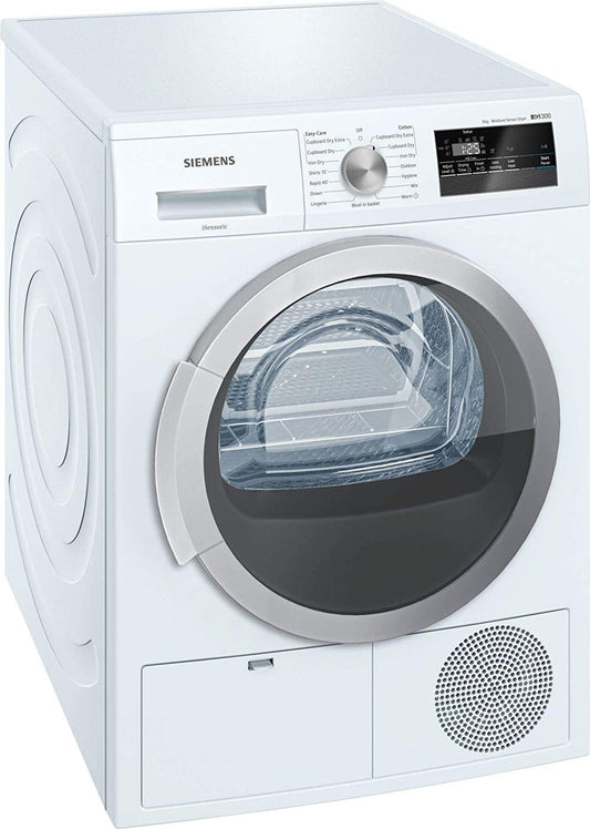Siemens 8 Kg Condensation Dryer (WT44B202IN, White) - Mahajan Electronics Online
